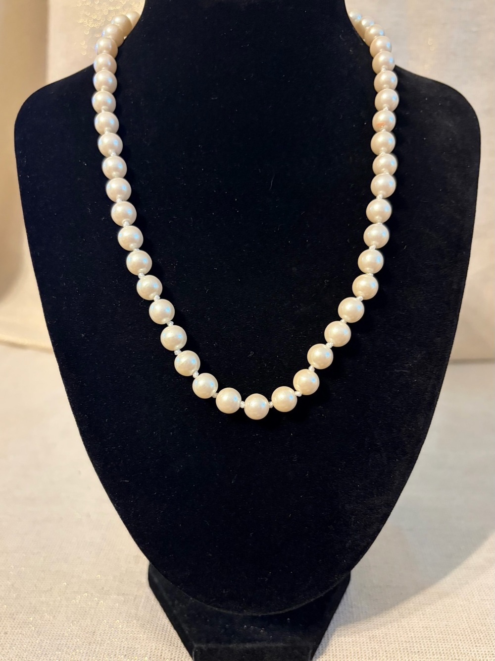 Monet Cream Pearl Strand Necklace